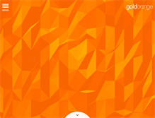 Tablet Screenshot of goldorange.com